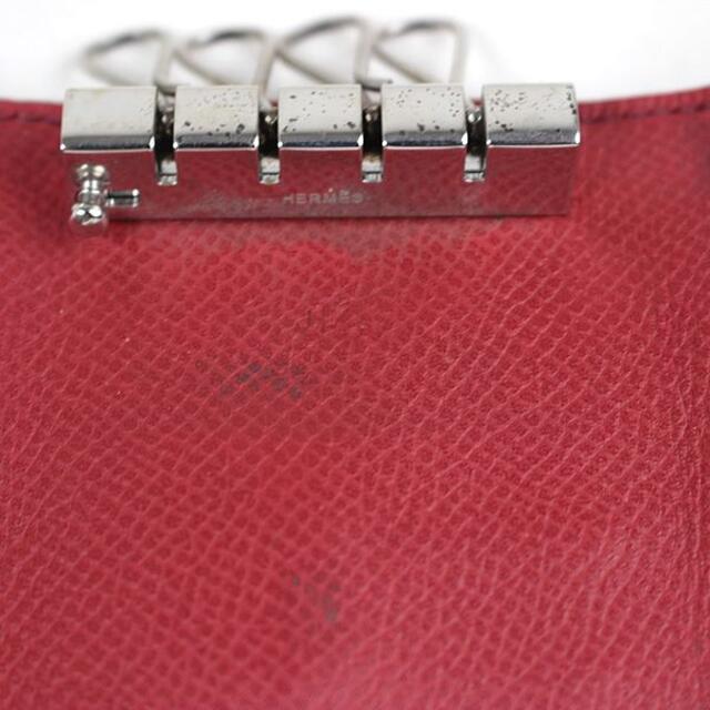 Hermes - エルメス 4連キーケース ベアン HERMES 赤 レッド q197 Hermes - エルメス 4連キーケース ベアン HERMES 赤 レッド q197