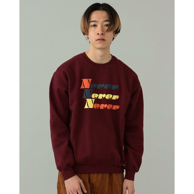 BEAMS T(ビームスティー)の【BURGUNDY】【S】Do One Thing / NEVER CREW SWEAT その他のその他(その他)の商品写真