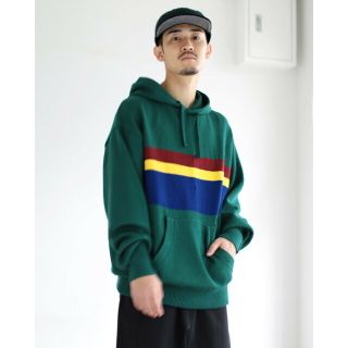 ビームス(BEAMS)の【GREEN】BEAMS / 5ゲージ ライン フーディ(その他)