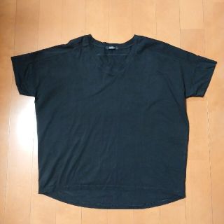 アクアガレージ(aquagarage)のレディース Vネック Tシャツ カットソー 5分袖(Tシャツ(半袖/袖なし))