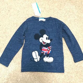 ディズニー(Disney)のミッキーもこもこプリントロンT♡サガラ❤︎新品未使用タグ付き❤︎(Tシャツ/カットソー)