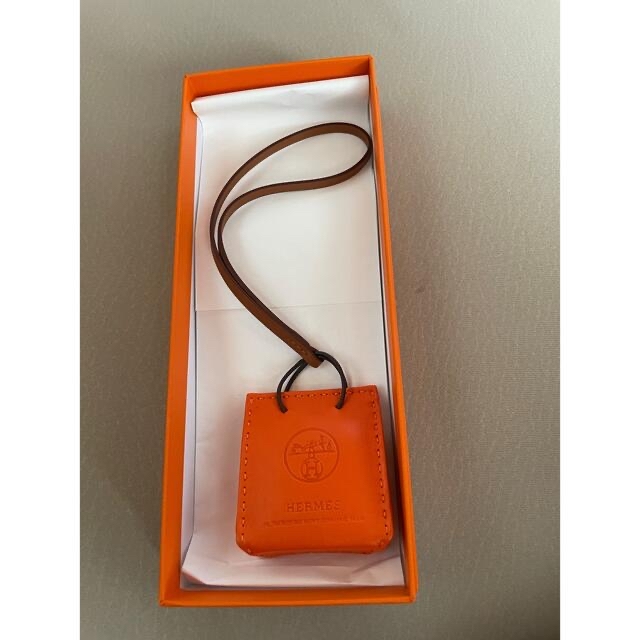 未使用品】HERMES エルメス サックオランジュ バッグチャーム D刻印
