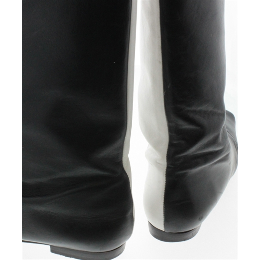 ras(ラス)のras ラス ブーツ 36(22.5cm位) 白x黒xピンク 【古着】【中古】 レディースの靴/シューズ(ブーツ)の商品写真