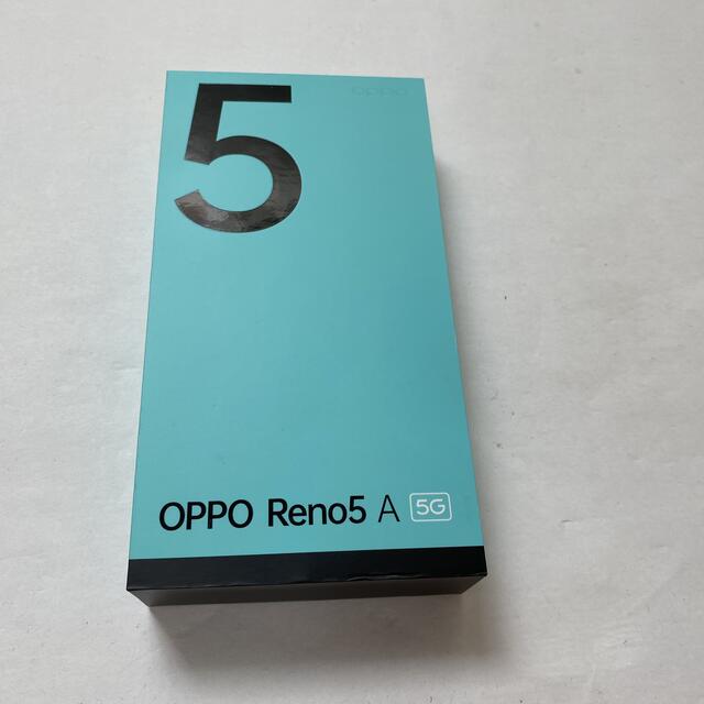 新品　OPPO Reno5 A シルバーブラック