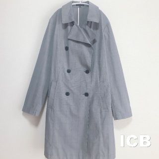 アイシービー(ICB)の【ICB】アイシービー ブロックチェック ロング トレンチコート(トレンチコート)