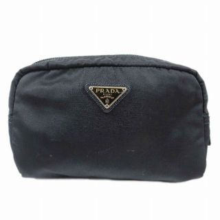 プラダ(PRADA)のプラダ ナイロン ポーチ コスメ ケース 小物入れ 三角 ロゴ 1NA021(ポーチ)