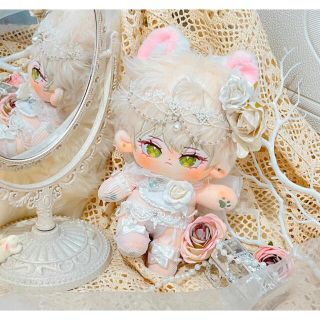 ‼️お盆限定セール‼️着せ替えぬいぐるみ 無属性ぬい20cm ピンク猫耳 1体