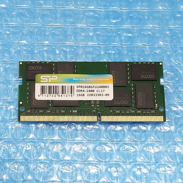 シリコンパワー 16GB DDR4-2400 SO-DIMM (420