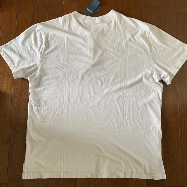 Hollister(ホリスター)の【新品】HOLLISTER ホリスター Tシャツ リラックスフィット 白 XL メンズのトップス(Tシャツ/カットソー(半袖/袖なし))の商品写真