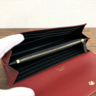 未使用品 Cartier 長財布 ガーランド レッド 30