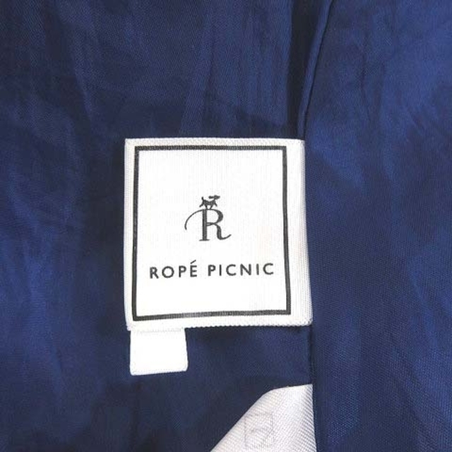 Rope' Picnic(ロペピクニック)のロペピクニック フレアスカート ミモレ ロング ウエストマーク 36 青 ■MO レディースのスカート(ロングスカート)の商品写真