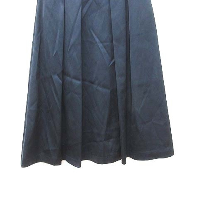 JOURNAL STANDARD(ジャーナルスタンダード)のジャーナルスタンダード プリーツスカート ロング タック 38 紺 ■MO レディースのスカート(ロングスカート)の商品写真