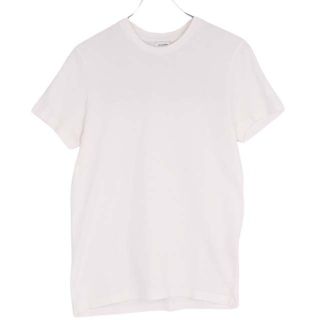 ジルサンダー(Jil Sander)のジルサンダー Tシャツ カットソー コットン トップス メンズ S ホワイト(Tシャツ(半袖/袖なし))