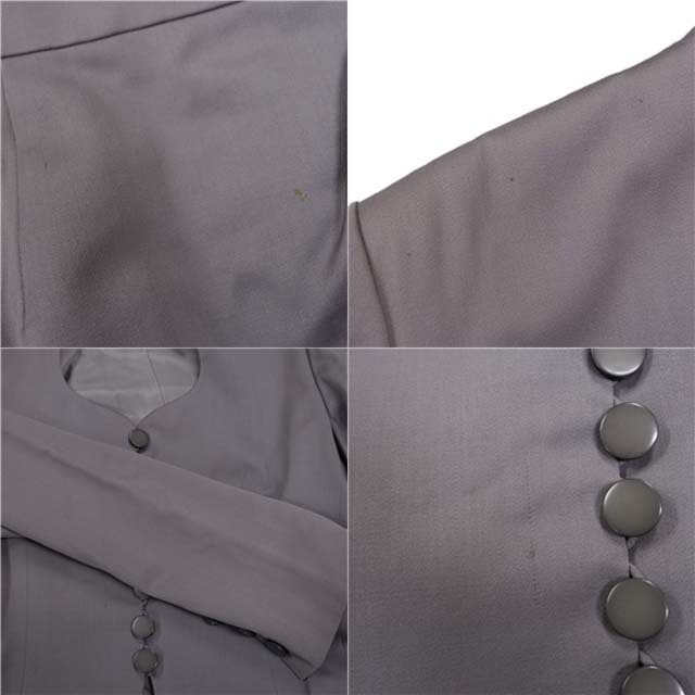 Christian Dior(クリスチャンディオール)のVintage クリスチャンディオール セットアップ スーツ 11 グレー レディースのフォーマル/ドレス(スーツ)の商品写真