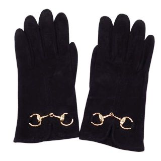 Gucci - グッチ 手袋 グローブ ホースビット スウェードレザー