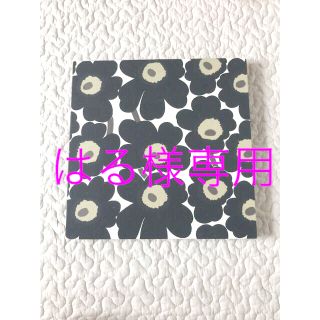 マリメッコ(marimekko)のファブリックパネル　マリメッコ　ウニッコ　ブラック marimekko(置物)