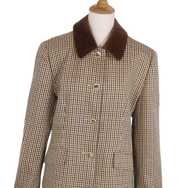 BURBERRY(バーバリー)のVintage バーバリー スーツ セットアップ ジャケット スカート 11 レディースのフォーマル/ドレス(スーツ)の商品写真