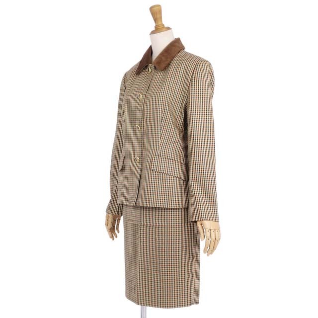 BURBERRY(バーバリー)のVintage バーバリー スーツ セットアップ ジャケット スカート 11 レディースのフォーマル/ドレス(スーツ)の商品写真