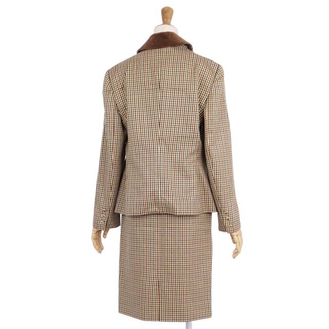 BURBERRY(バーバリー)のVintage バーバリー スーツ セットアップ ジャケット スカート 11 レディースのフォーマル/ドレス(スーツ)の商品写真