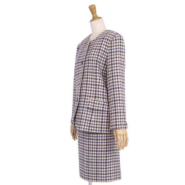 BURBERRY(バーバリー)のVintage バーバリー スーツ ツイード セットアップ ジャケット スカート レディースのフォーマル/ドレス(スーツ)の商品写真