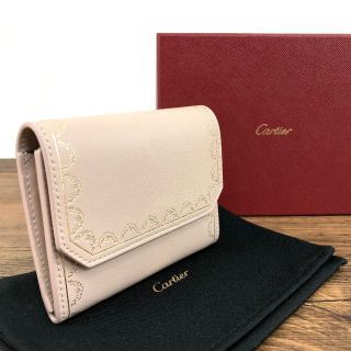 カルティエ(Cartier)の未使用品 Cartier ウォレット ガーランド ピンク 23(財布)