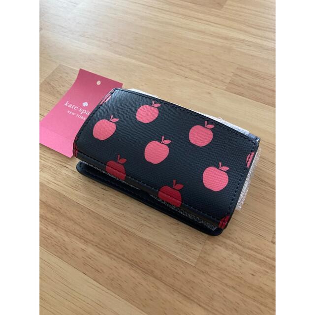 kate spade new york(ケイトスペードニューヨーク)のkate spade ケイトスペード  キーケース  アップル 黒 ブラック レディースのファッション小物(キーケース)の商品写真