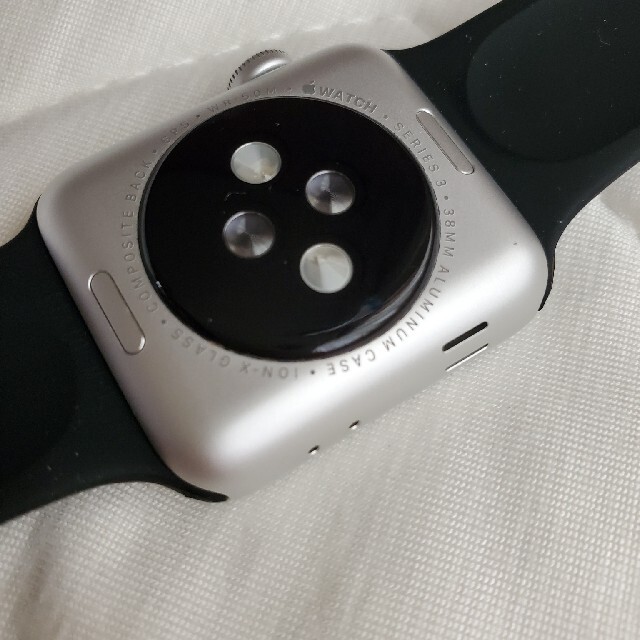 Apple Watch(アップルウォッチ)の（最終処分）Apple Watch 3 compostite blak 38mm スマホ/家電/カメラのスマートフォン/携帯電話(その他)の商品写真