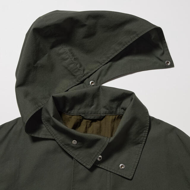 UNIQLO - ユニクロ U UNIQLO U フーデッドコート オリーブ M 新品未