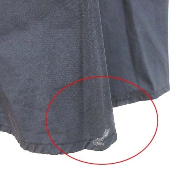 ELFORBR(エルフォーブル)のエルフォーブル フレアスカート ロング タック 38 紺 ネイビー レディースのスカート(ロングスカート)の商品写真