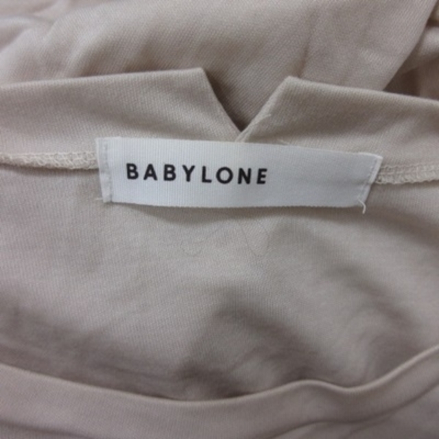 BABYLONE(バビロン)のバビロン カットソー 長袖 38 ベージュ /YI レディースのトップス(カットソー(長袖/七分))の商品写真