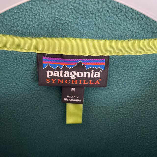 patagonia(パタゴニア)の【年末廃棄】patagonia シンチラスナップTフリースプルオーバー サイズM メンズのジャケット/アウター(ブルゾン)の商品写真