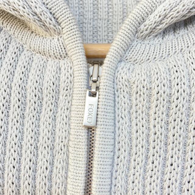 FOXEY - r2822 フォクシー ニット パーカー 40の通販 by BRAND FOXEY - r2822 フォクシー ニット パーカー 40の通販 by BRAND