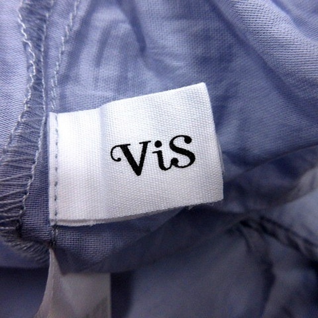 ViS(ヴィス)のビス ViS シャツ ブラウス 長袖 FT 青 ブルー /RT ■MO レディースのトップス(シャツ/ブラウス(長袖/七分))の商品写真