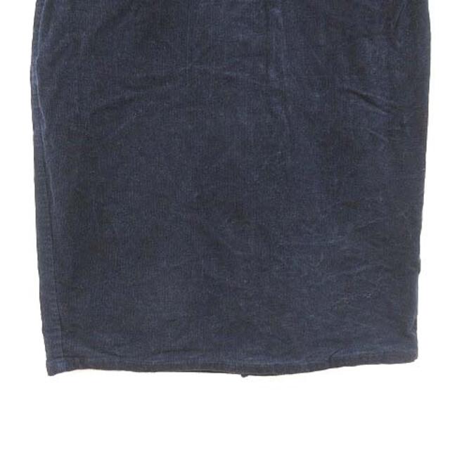 URBAN RESEARCH(アーバンリサーチ)のアーバンリサーチ コーデュロイスカート タイト ひざ丈 38 紺 ネイビー レディースのスカート(ひざ丈スカート)の商品写真