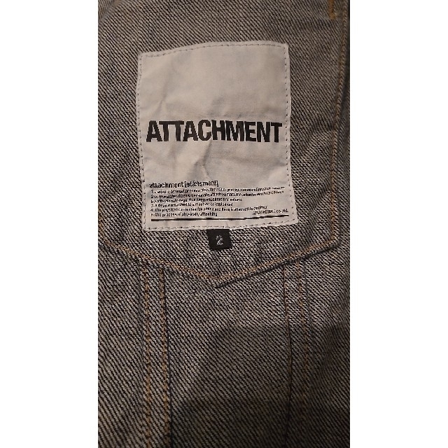 ATTACHIMENT(アタッチメント)のattachment　アタッチメント　デニムジャケット メンズのジャケット/アウター(Gジャン/デニムジャケット)の商品写真