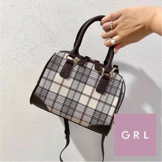 グレイル(GRL)のGRL♡2Wayチェック柄レザーショルダーバック(ショルダーバッグ)