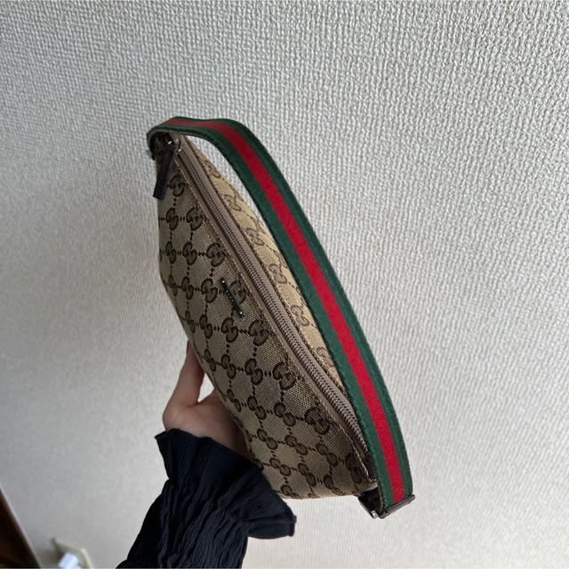 GUCCI グッチ ポーチ バニティ ggキャンバス シェリー-