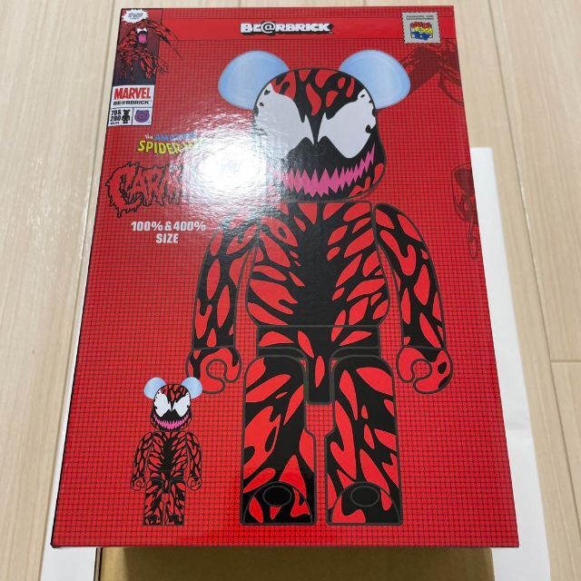 BE@RBRICK CARNAGE 100％＆400％のサムネイル