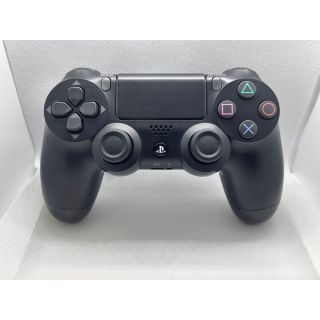 プレイステーション4(PlayStation4)の【美品】PS4 コントローラー ジェッドブラック 黒 DUALSHOCK4 (その他)