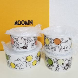 ムーミン(MOOMIN)の新品 ムーミン  レンジ4点セット  yamaka(容器)