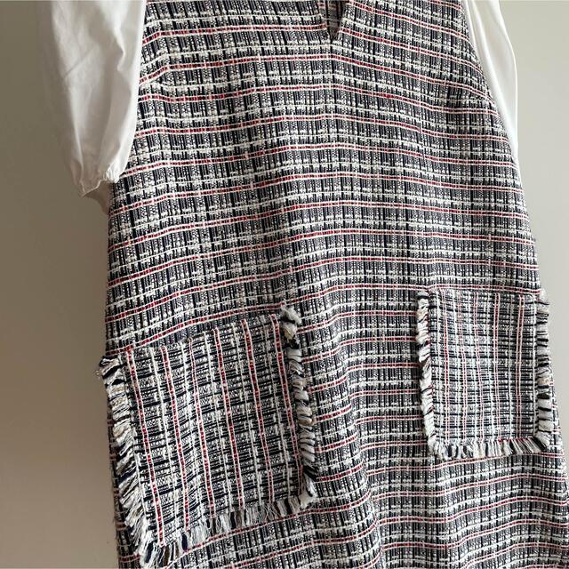 ZARA - ZARA ツイードワンピース の通販 by りぼん♡shop|ザラ ZARA - ZARA ツイードワンピース の通販 by りぼん♡shop|ザラ