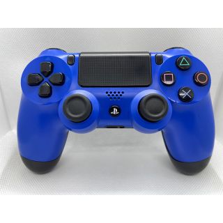 プレイステーション4(PlayStation4)の【純正良品箱付き】PS4 コントローラー DUALSHOCK4 ブルー 青(その他)