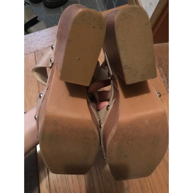 MERCURYDUO ダブルベルトスタッズ付サンダル（ブラウン） レディースの靴/シューズ(サンダル)の商品写真