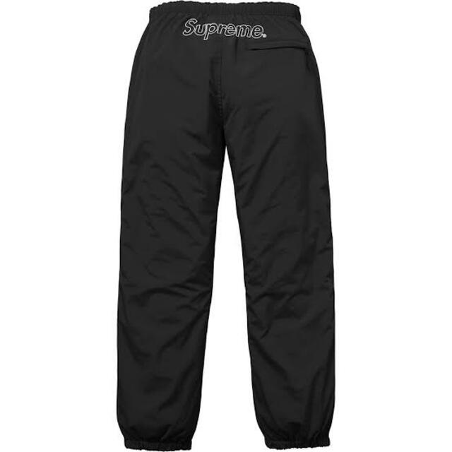 Supreme(シュプリーム)の黒L supreme piping track pant メンズのパンツ(その他)の商品写真