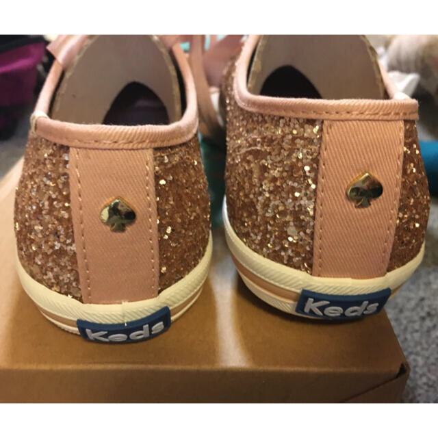 ケートスペード  ピンクグリッタースニーカーkedsコラボ 1