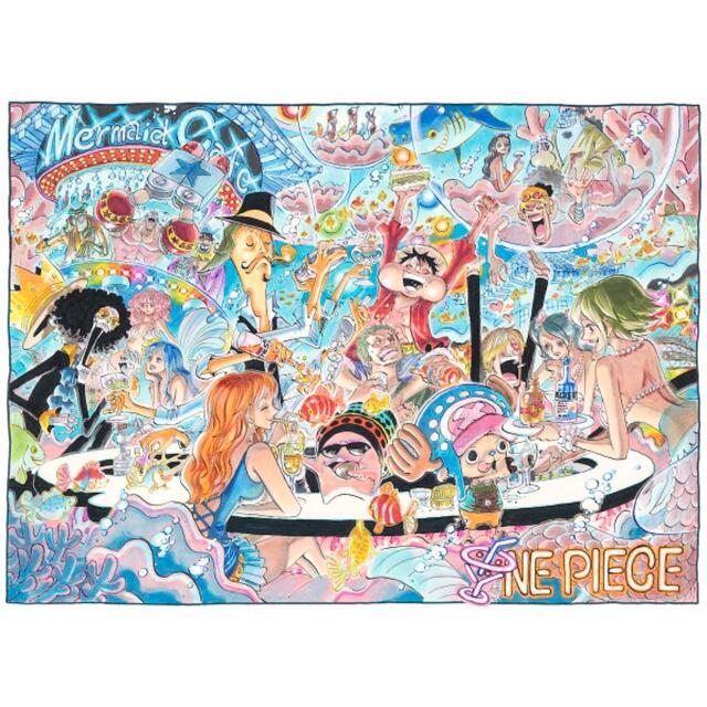 マンガアート　ONE PIECE  マーメイドカフェ　ワンピースonepiece