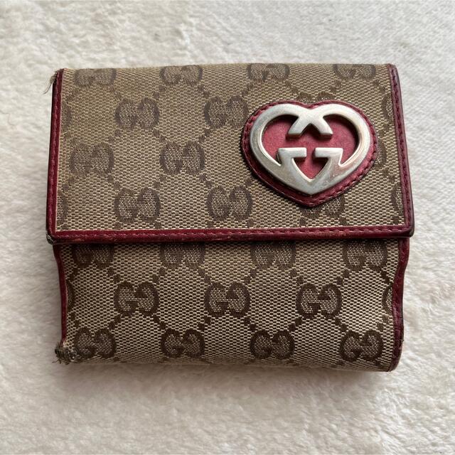Gucci(グッチ)のGUCCI gucci グッチ 財布 ミニ財布 折りたたみ財布 コインケース レディースのファッション小物(財布)の商品写真