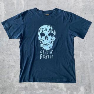 ビンテージ オーバーサイズ SLOW DEATH スカル Tシャツ(Tシャツ/カットソー(半袖/袖なし))