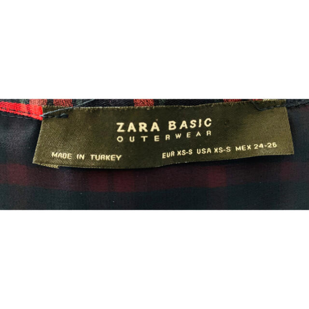 ZARA(ザラ)の美品　ZARA ザラ　ロングワンピース　ライトアウター　チェック柄　人気　完売 レディースのワンピース(ロングワンピース/マキシワンピース)の商品写真