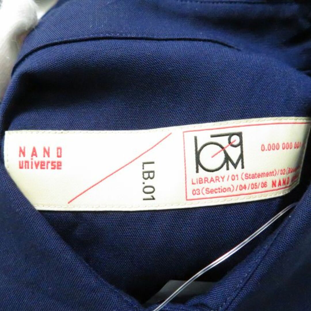 nano・universe(ナノユニバース)のナノユニバース ステイトメントブラウス  Yシャツ七分袖 AM3462A12 レディースのトップス(シャツ/ブラウス(半袖/袖なし))の商品写真